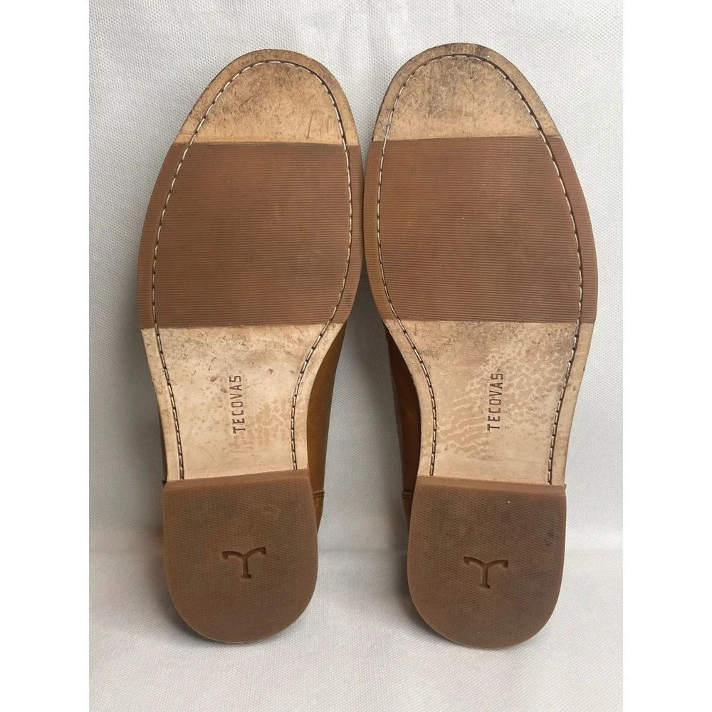 Tecovas The Monterrey Slip-On Leather Loafers Mens Size US 11.5 D Butterscotch